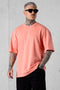 BURNTCORAL ESSENTIAL OVERSIZED TEE