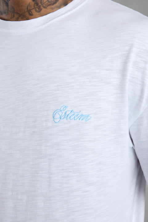 WHITE SIGNATURE REGULAR TEE