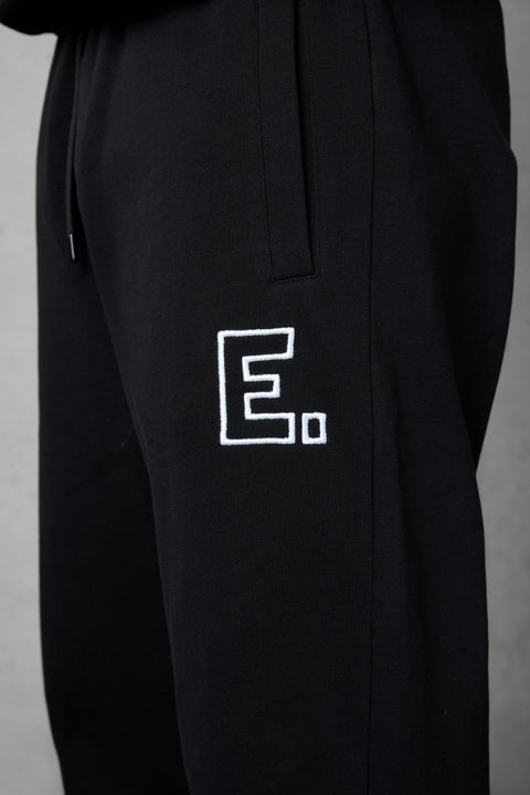 BLACK E. STATEMENT BAGGY JOGGER