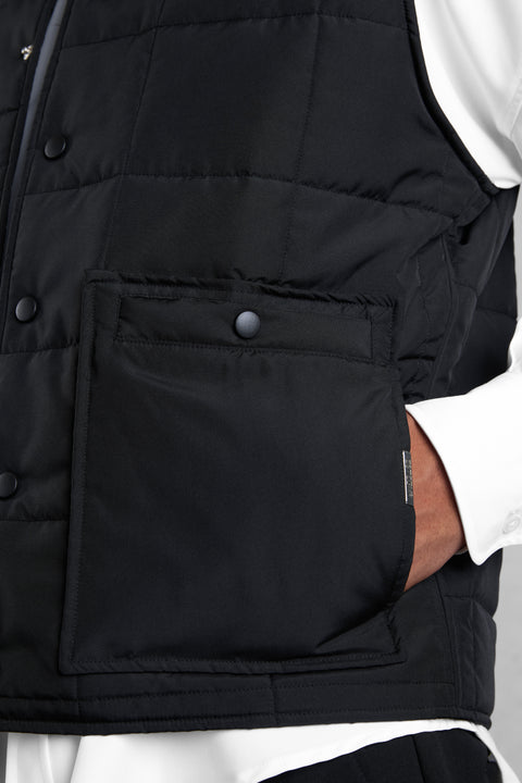 BLACK PUFFER VEST