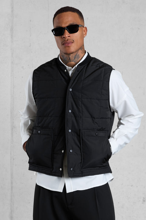 BLACK PUFFER VEST