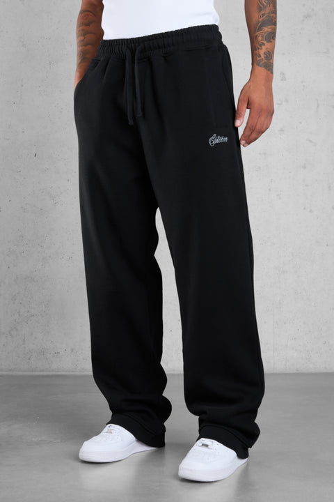 BLACK SIGNATURE BAGGY JOGGER