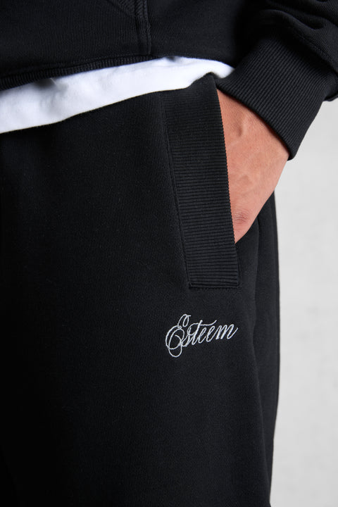 BLACK SIGNATURE BAGGY JOGGER