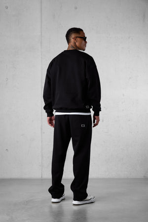 BLACK DISCREET BAGGY JOGGER