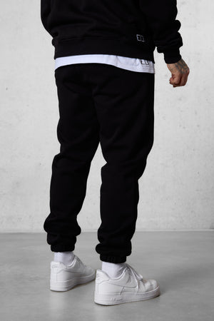 BLACK EC LOGO JOGGER