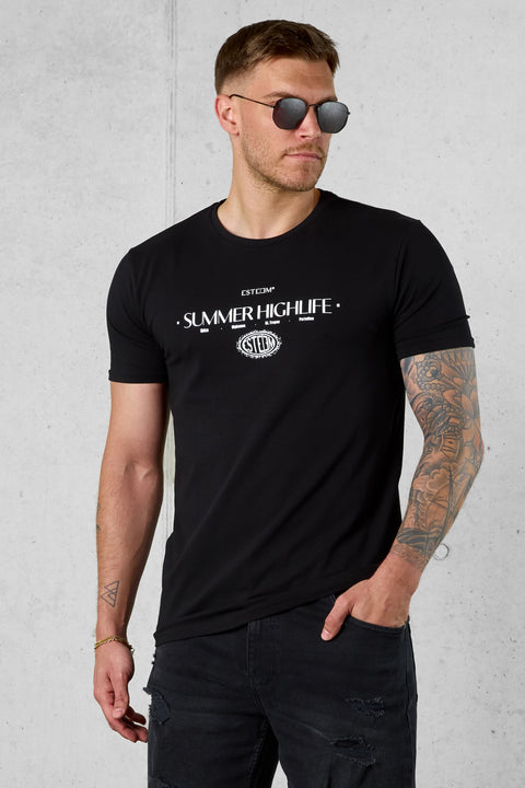 BLACK SUMMER HIGHLIFE TEE