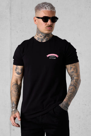 BLACK SUMMER ROMANCE LOGO TEE