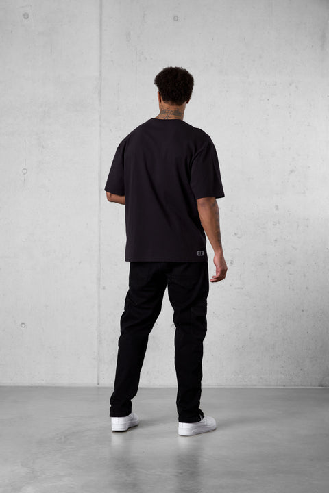 BLACK ESTM OVERSIZED TEE