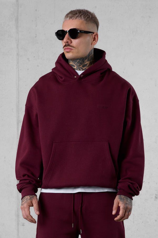 CABERNET ESSENTIAL OVERSIZED HOODIE