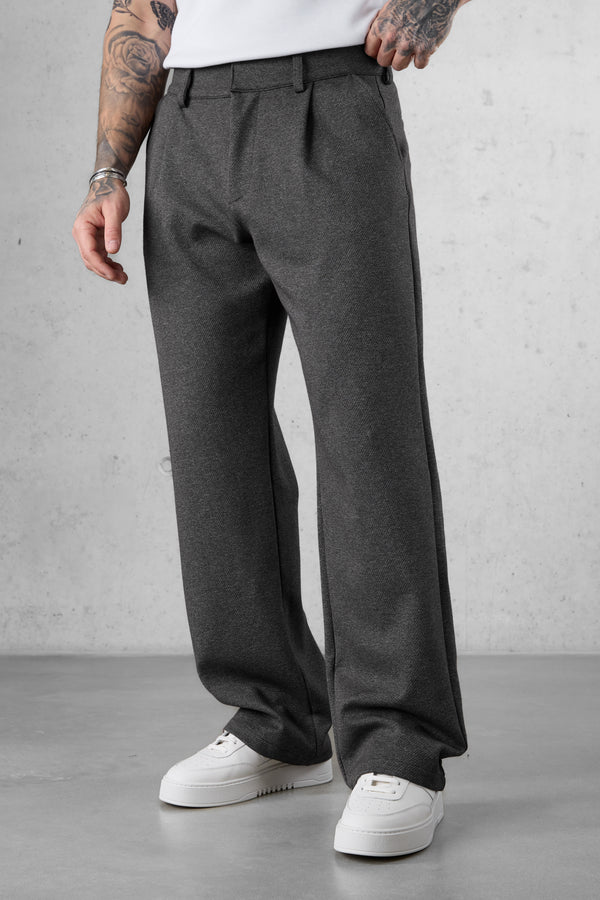 COFFEE WIDE TAILORED PANTS