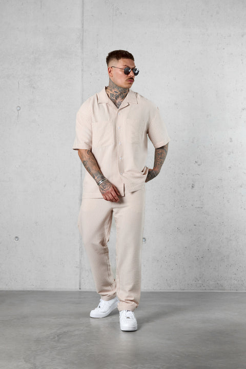 CAPPUCCINO STRIPED PANTS