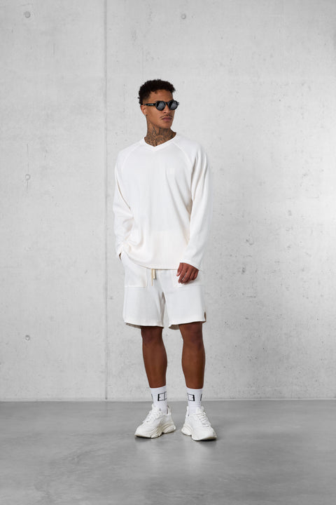 COCONUT WAFFLE SHORTS