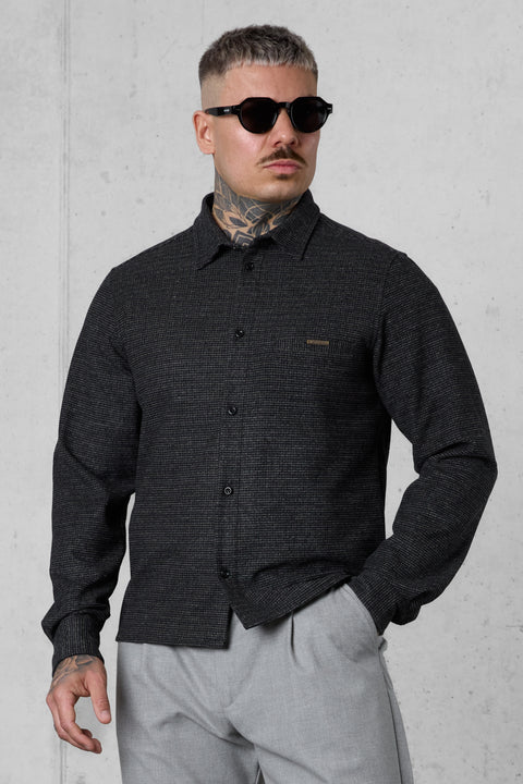 DARKBLUE VINTAGE TAILORED SHIRT