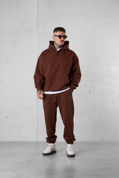 DOWNTOWNBROWN ESSENTIAL OVERSIZED HOODIE