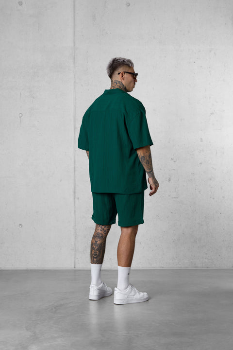 DARKGREEN STRIPED SHIRT