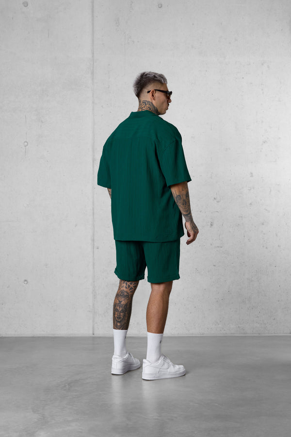 DARKGREEN STRIPED SHIRT