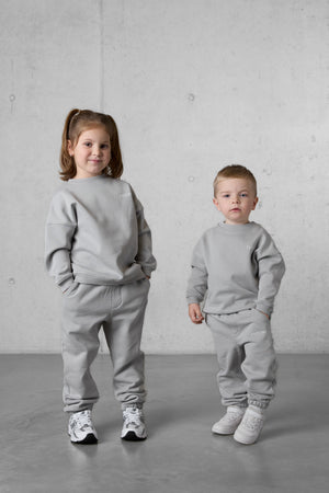 GREY DISCREET OVERSIZED SET