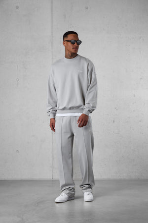 GREY ESSENTIAL OVERSIZED SWEATER