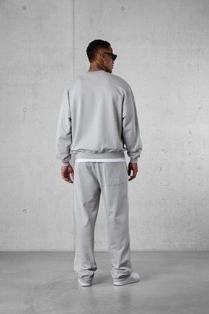 GREY ESSENTIAL LOOSE SWEATPANTS