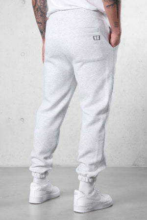 GREY MELANGE LETTERING JOGGER