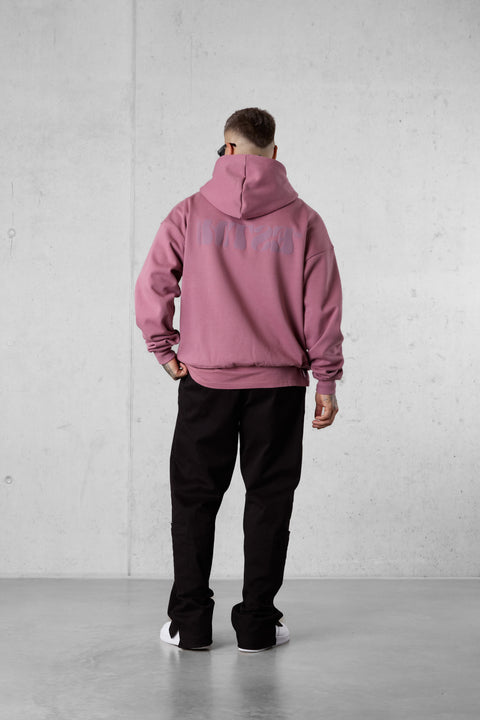 MAUVEROSE CMPNY OVERSIZED ZIP HOODIE