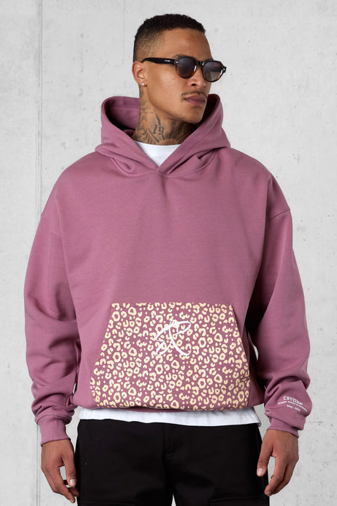 MAUVEROSE LEO AESTHETICS OVERSIZED HOODIE