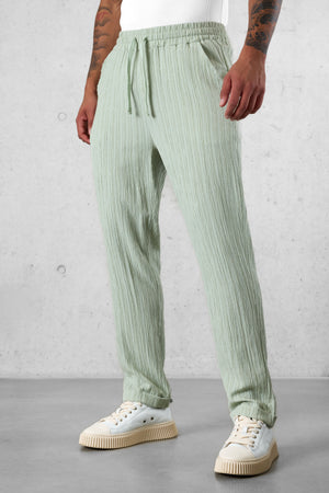 MINT STRIPED PANTS