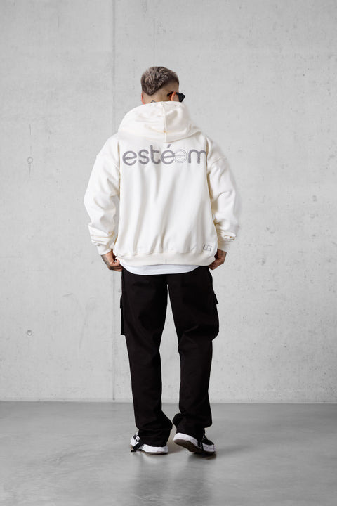 OFFWHITE SP APPLIQUÉ OVERSIZED ZIP HOODIE