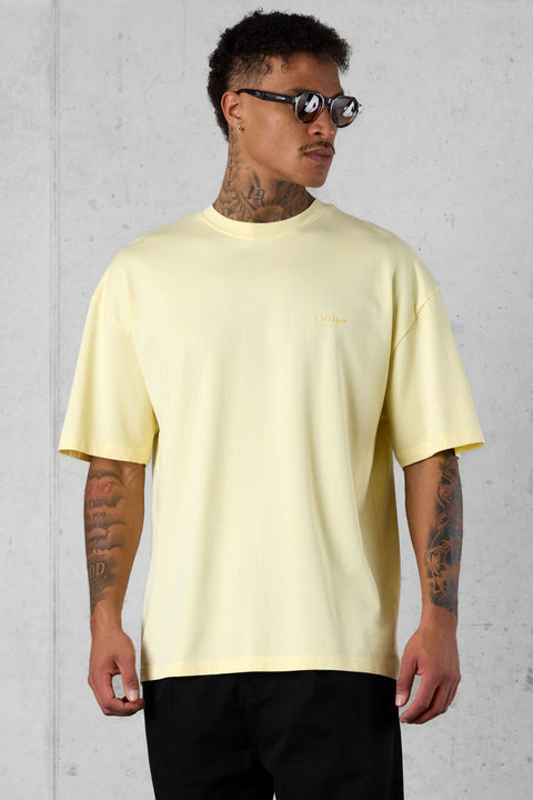 PASTELYELLOW ESSENTIAL OVERSIZED TEE