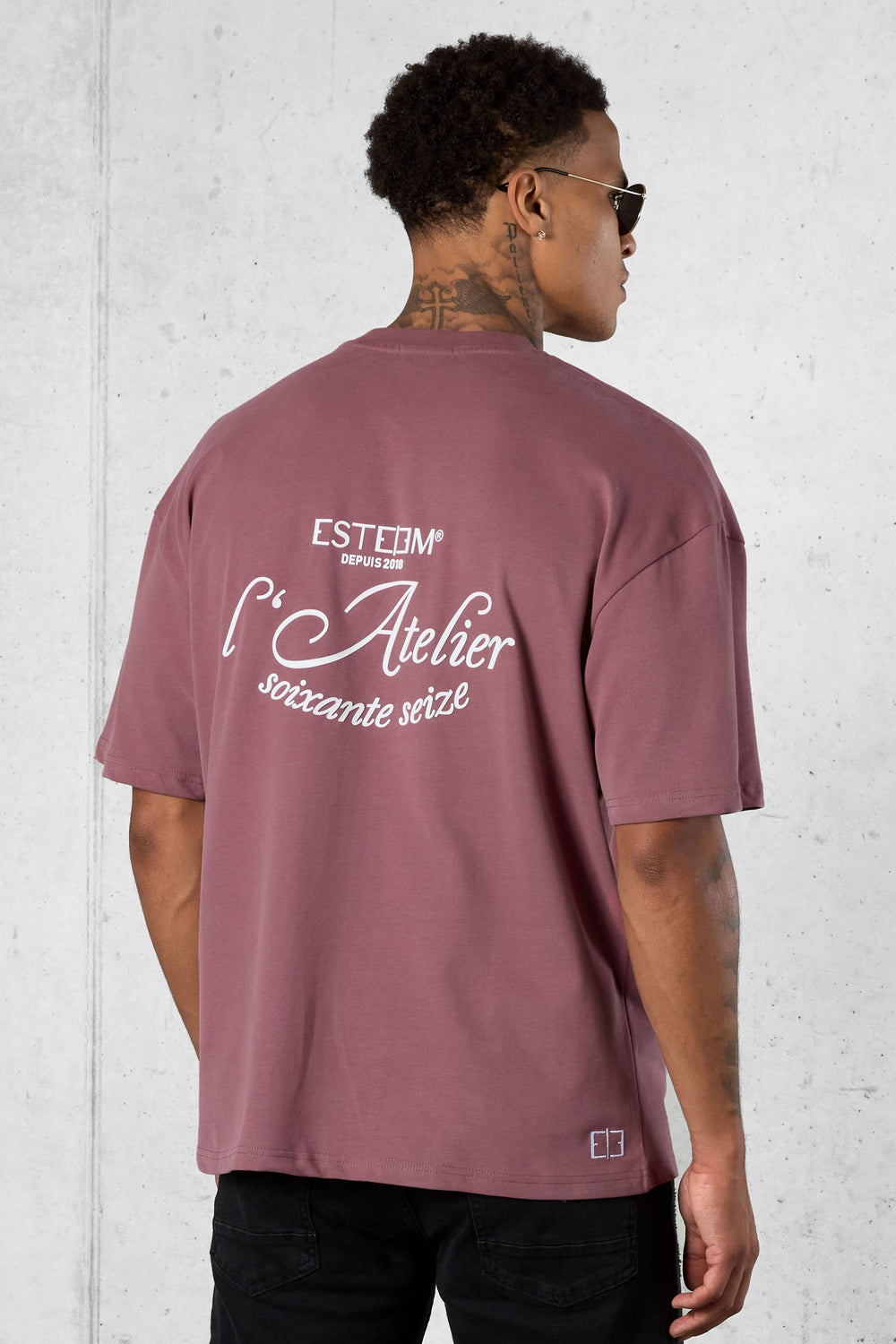 ROSEBROWN L'ATELIER 76 OVERSIZED TEE