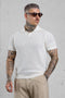 ECRU KNIT POLOSHIRT