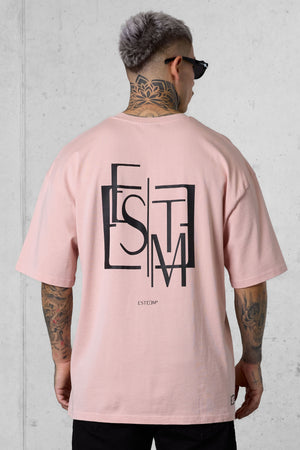 SMOKEROSE DECONSTRUCTED OVERSIZED TEE