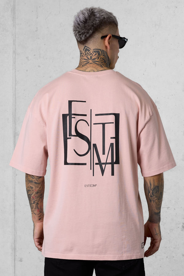 SMOKEROSE DECONSTRUCTED OVERSIZED TEE