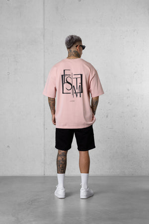 SMOKEROSE DECONSTRUCTED OVERSIZED TEE