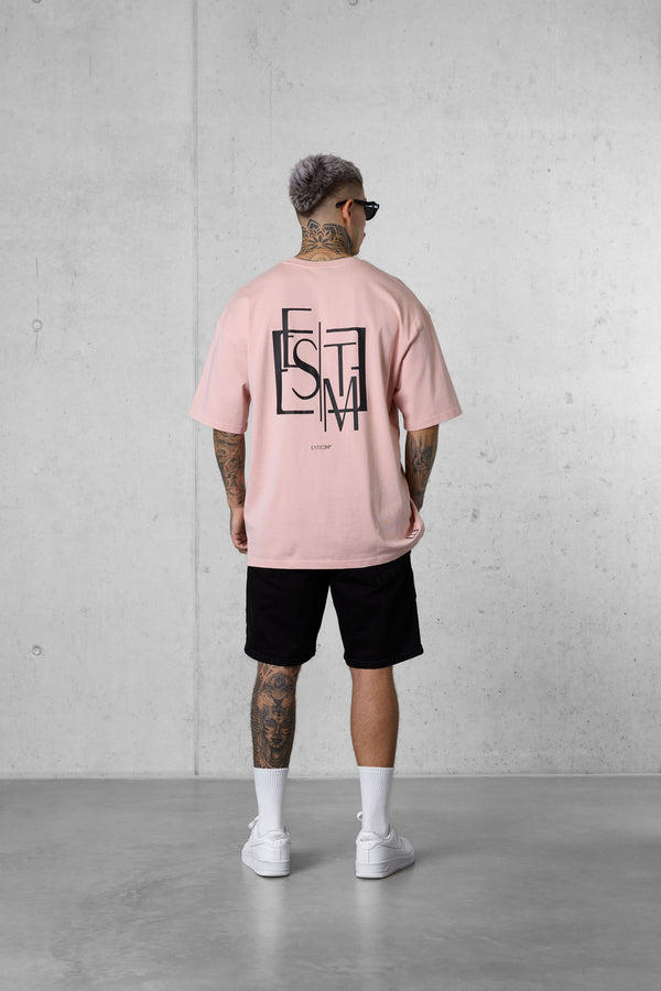 SMOKEROSE DECONSTRUCTED OVERSIZED TEE