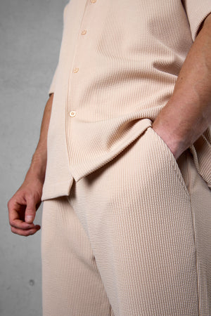 STONE RUFFLES PANTS