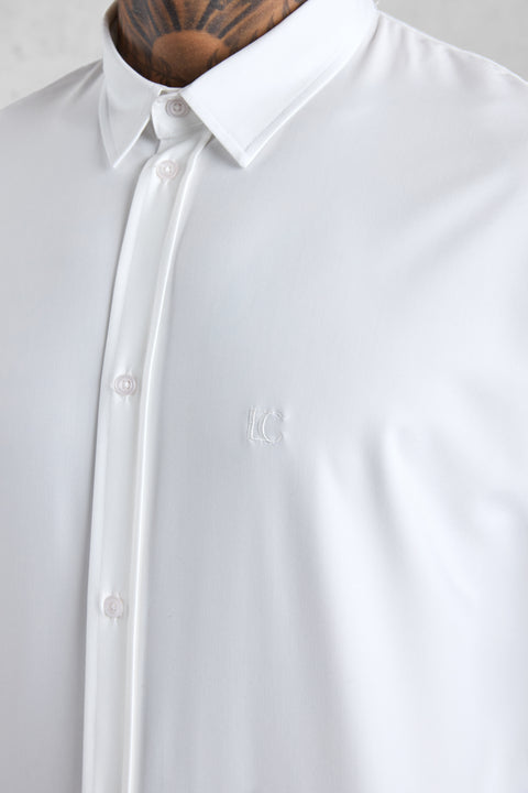 WHITE EC OVERSIZED SHIRT