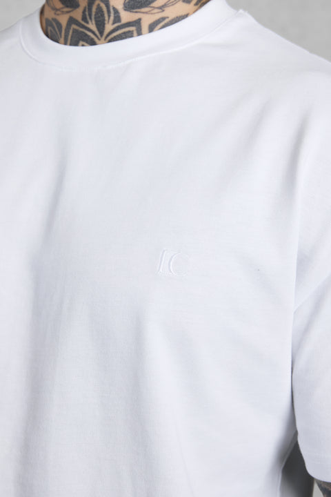WHITE EC REGULAR TEE