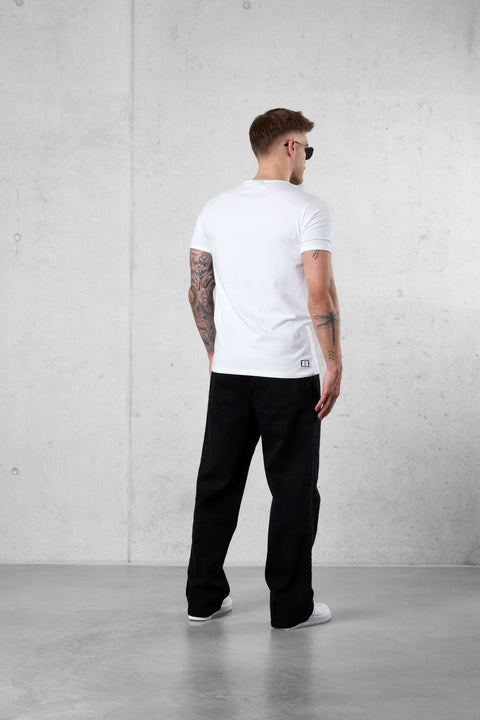 WHITE DISCREET TEE