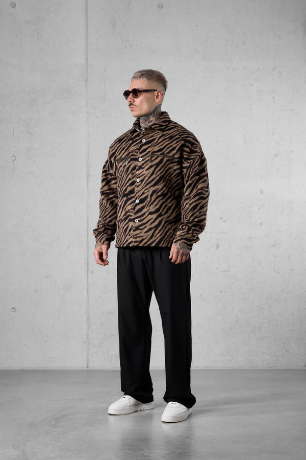 ZEBRA FLANNEL OVERSHIRT