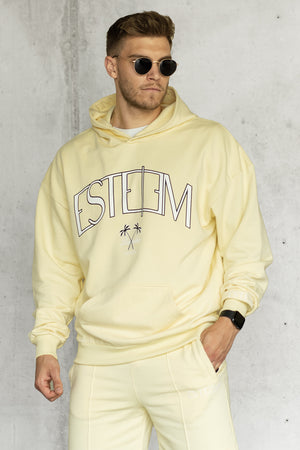 LIGHTYELLOW PARADISE OVERSIZED SWEATHOODIE